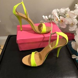 Open Toe Ankle Strap Sandal Heels
